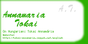 annamaria tokai business card